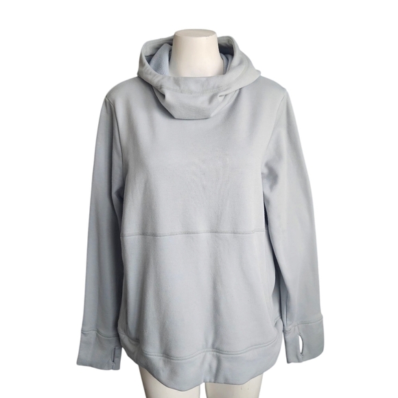 Sweaty Betty Galvanise Running Hoodie Fleece + Wool, Mirage Green, Sz XL - Picture 1 of 10